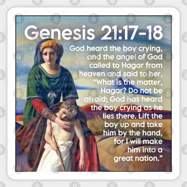 Genesis 21:17-18 Sticker by Bible Verses by Deb